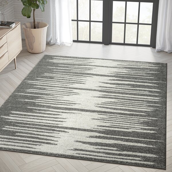 Foundry Select Tidaholm Power Loom Performance Grey Rug Wayfair